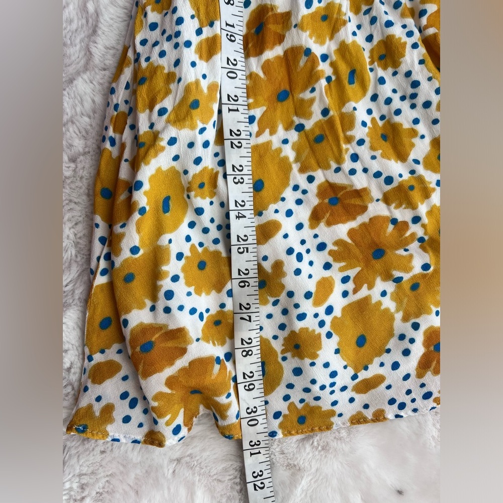 Vera For Anthropologie Buttercup Long Sleeve Elasticized Cuff Mini Dress Size S - Picture 9 of 11